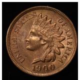 1900 INDIAN HEAD CENT GEM BU NEARLY FULL RD