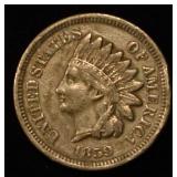 1859 INDIAN HEAD CENT XF