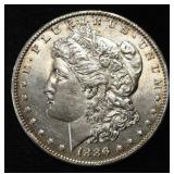1886-O MORGAN DOLLAR AU/BU VERY CLOSE TO BU