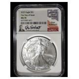 2023 AMERICAN SILVER EAGLE NGC MS70