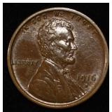 1916-D LINCOLN CENT AU/BU