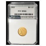 1912 $2.5 GOLD INDIAN GEM BU