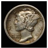 1923-S MERCURY DIME XF/AU
