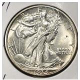 1934 WALKING LIBERTY HALF DOLLAR CH BU