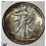 1936 WALKING LIBERTY HALF DOLLAR GEM BU