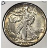 1935-D WALKING LIBERTY HALF DOLLAR CH BU