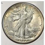 1928-S WALKING LIBERTY HALF DOLLAR BU