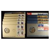 (11) BICENTENNIAL FIRST DAY COVER MEDALS