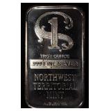 NORTHWEST TERRITORIAL 1 OZ .999 SILVER BAR