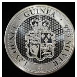 2021 GUINEA 1.25 OZ .999 SILVER ROUND