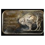 AMERICA BICENTENNIAL 1 OZ .999 SILVER BAR