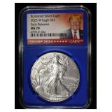 2023-W AMERICAN SILVER EAGLE NGC MS70 BURNISHED