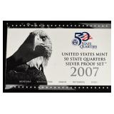 2007 QUARTERS SILVER PROOF SET