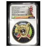 2025 GILT COOK ISLANDS FIRST PITCH NGC PF70 UCAM