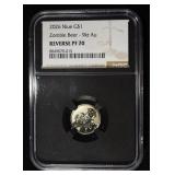 2026 NIUE G$1 ZOMBIE BEER 9KT AU REVERSE PF70 NGC