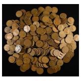 (250) WHEAT CENTS FROM THE 1930'S