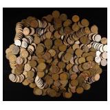 (500) WHEAT CENTS