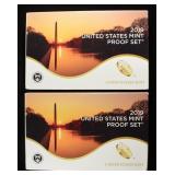 (2) 2019 US PROOF SETS