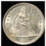 1839 SEATED LIBERTY DIME CH/GEM BU