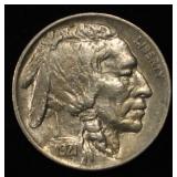 1921 BUFFALO NICKEL AU