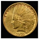 1915-S $10 GOLD INDIAN UNC