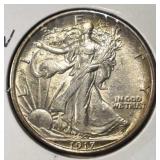 1917-S OBV WALKING LIBERTY HALF DOLLAR BU