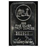 SILVERTOWNE 5 OZ .999 SILVER BAR