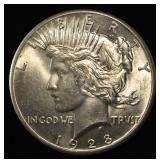1928 PEACE DOLLAR CH/GEM BU
