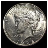 1928-S PEACE DOLLAR CH AU