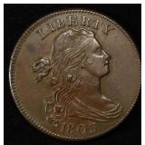 1803 LARGE CENT AU/BU