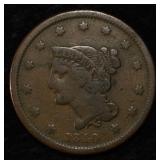 1840 SMALL DATE LARGE CENT VF