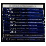 (2)99, 03, (2)04-05, 06, (2)07 & 20 25C PROOF SETS