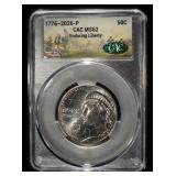 1776-2026-P 50C ENDURING LIBERTY CAC MS62