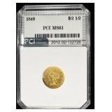 1849 $2.5 LIBERTY GOLD PCI BU