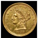 1859 $2.5 LIBERTY GOLD NICE BU SCARCE EARLY DATE