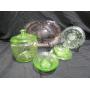Princess, Cameo and Swirl Pattern Depression Glass