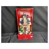 NIB Metal House Welcome Christmas Stocking Hanger