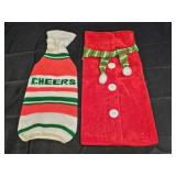 2 Holiday Wine Bottle Gift Bags