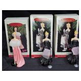 3 Barbie Hallmark Keepsake Ornaments