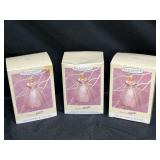 3 Keepsake Springtime Barbie Collector Ornaments