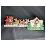Village Christmas Accessories, Bills Village Sign+
