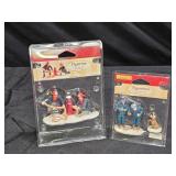 2 Lemax Christmas /Winter Village Figurines