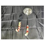 Holly Berry & Poinsettia Pie Server & Ladle