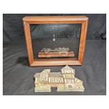 David Winter The Plucked Ducks Shadow Box & Plaque