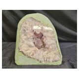 Large Natural Rose Quartz Crystal Geode