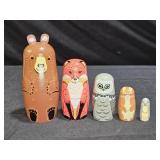Heartsong Woodland Animals Nestiing Dolls