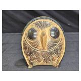 Vtg OMC Ceramic Owl Coin Bank