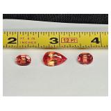 Pear & Oval Cut Loose Mandarin Garnet Gemstones