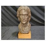 Thomas Jefferson Replica Bust on Wooden Base