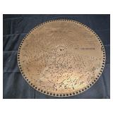 ATQ Porter Music Box Company Copper Master Disk